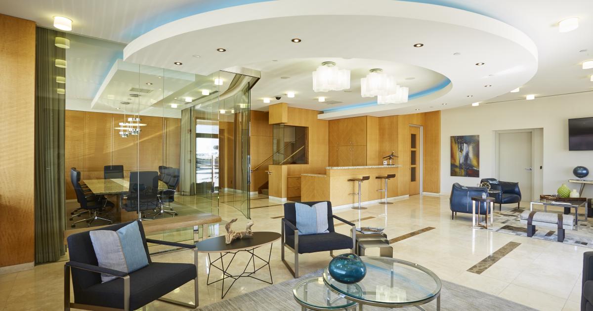 Lobby interior at Former Castle & Cooke KVNY terminal