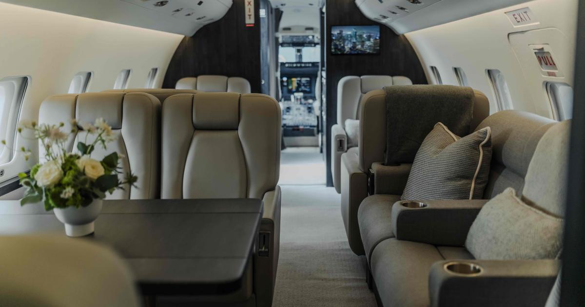 Volare Aviation's Challenger 604 business jet refurbishment