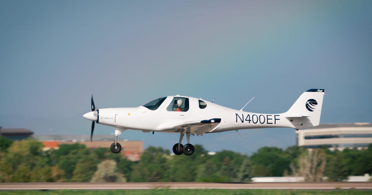 eFlyer 2 in flight 