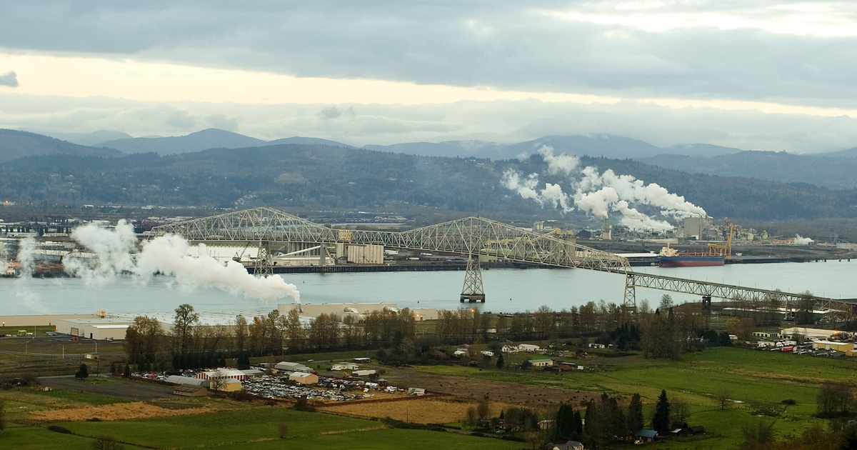 Aerial view of Longview,Hving  Washington