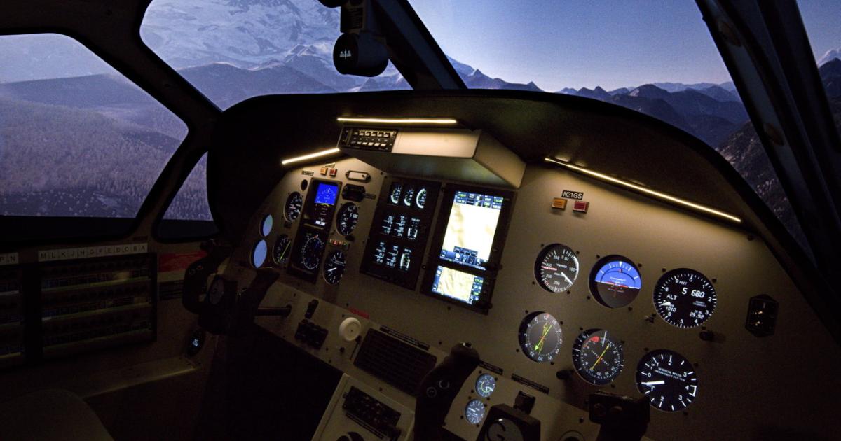 Air Bravo can now train PC-12 pilots at its Thunder Bay, Ontario facility on a One-G Swiss12 device; a Cessna 408 SkyCourier version is on order.