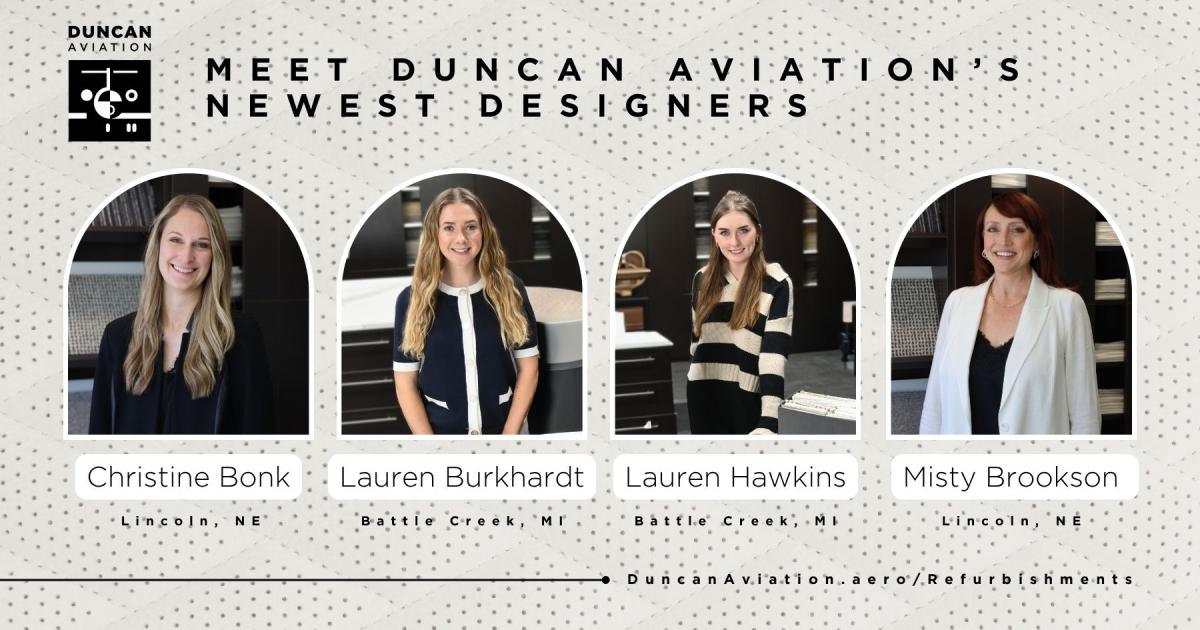 New Duncan Aviation designers