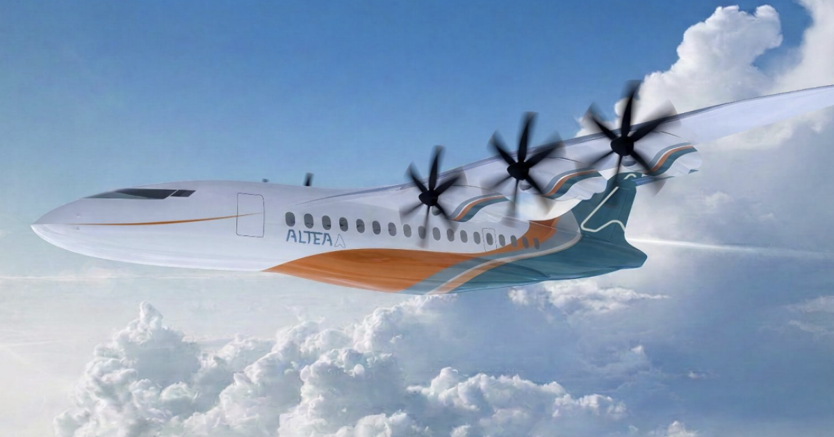 Graphic of generic regional airliner in flight