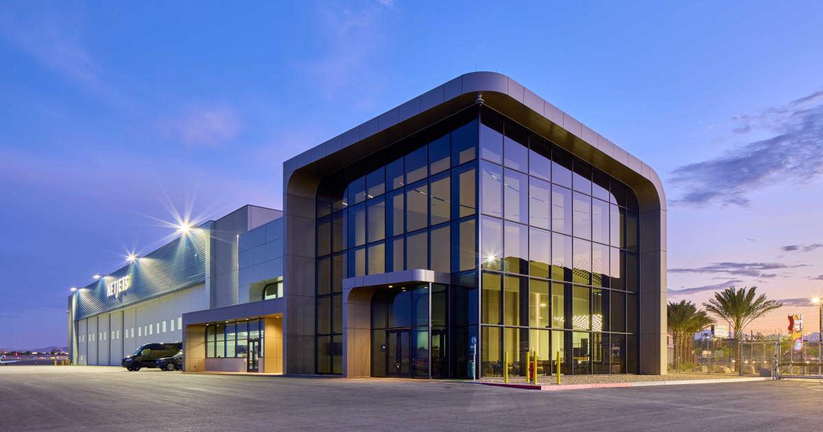 New dedicated NetJets FBO at KLAS