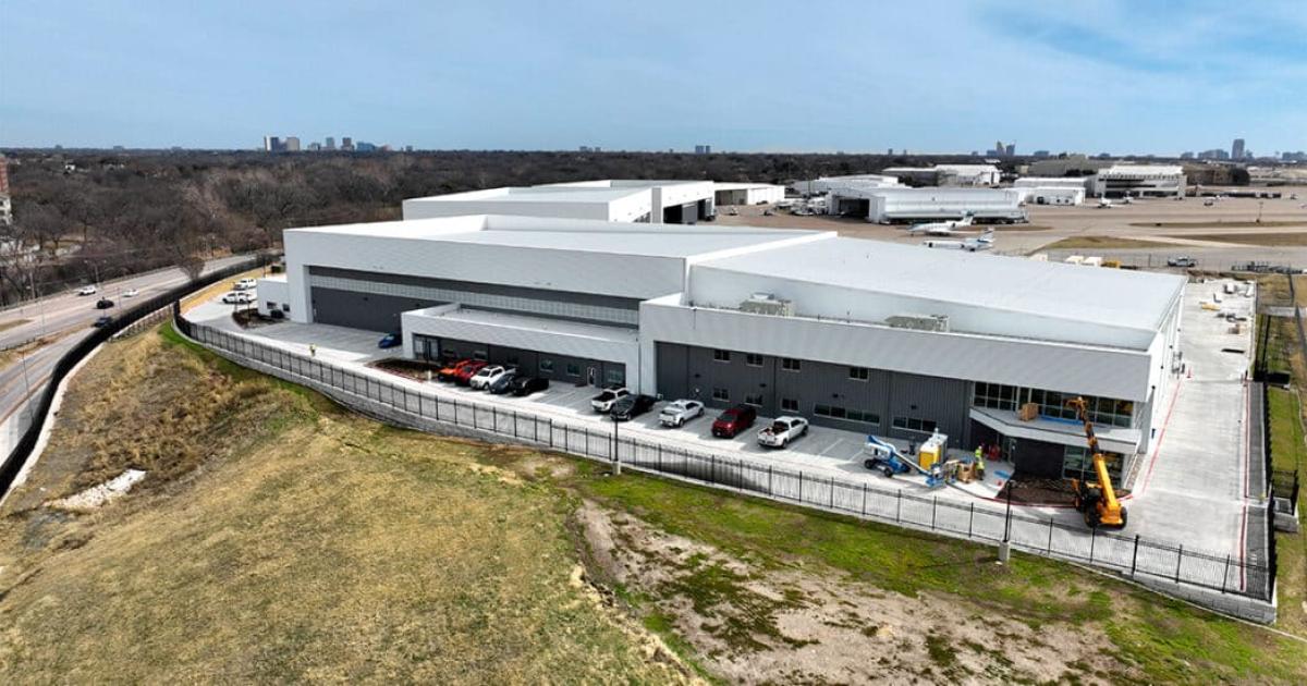 Business Jet hangars at Dallas Love Field