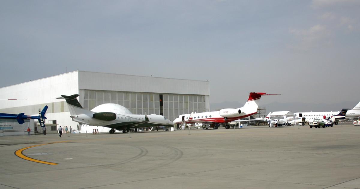 jets on ramp at Mexican airport