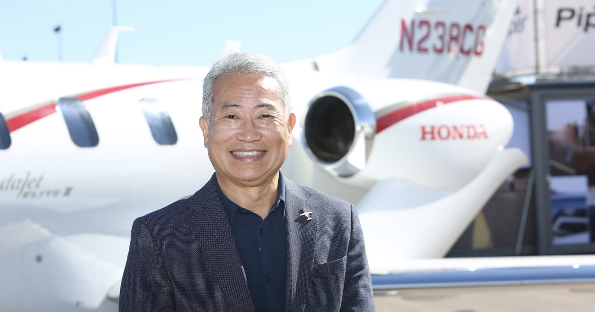 Honda Aircraft president and CEO Hideto Yamasaki