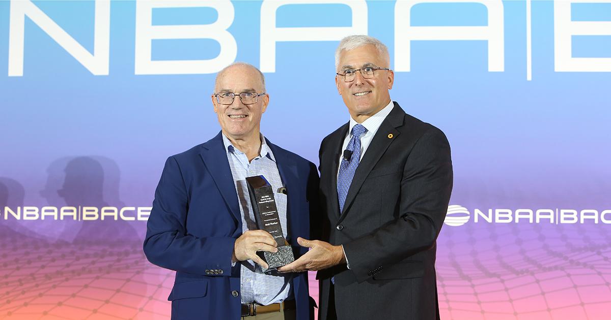 Matt Thurber NBAA lifetime achievement award