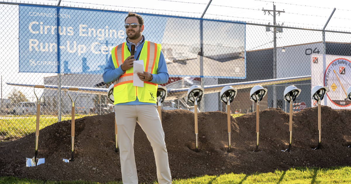 Cirrus breaks ground on a multi-million dollar facility in Duluth