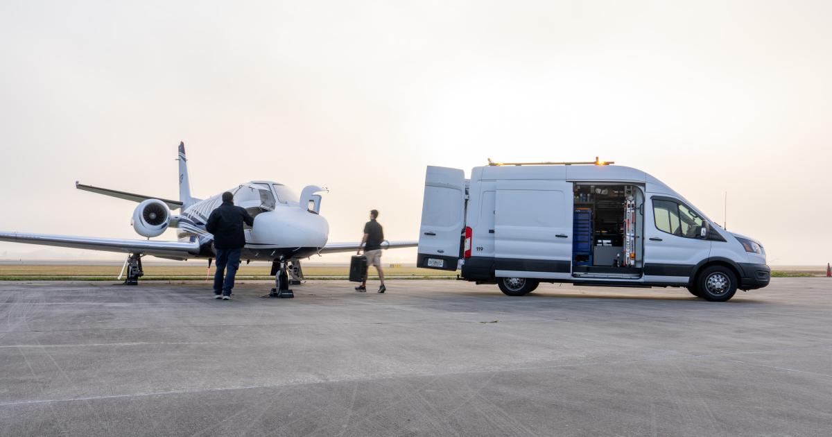 Textron Aviation mobile service network