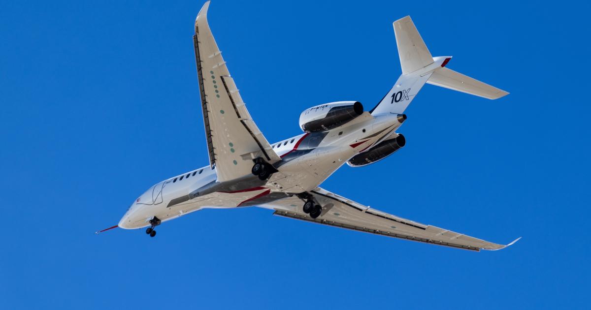 Dassault Aviation Falcon 10X prototype