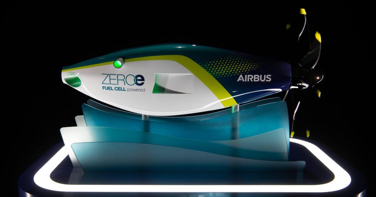 Airbus' studies into a hydrogen fuel cell to power a 100-seat regional aircraft could yield a solution for its ZeroE program.