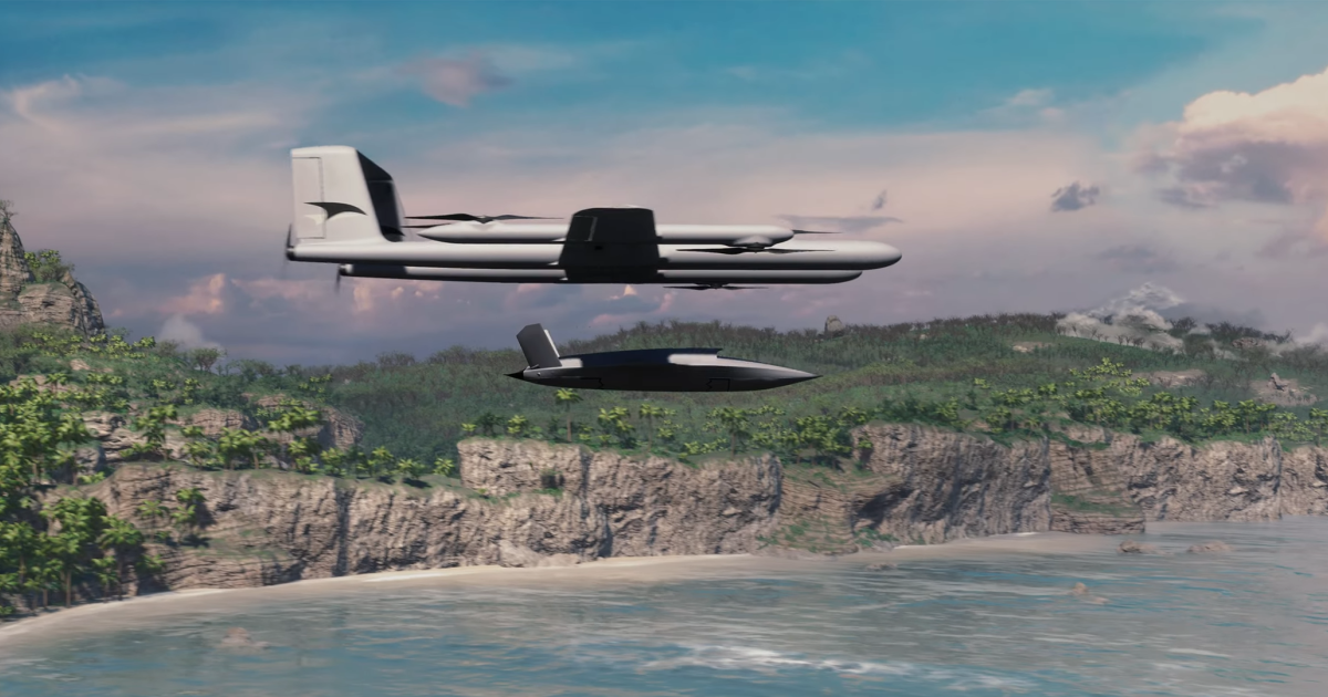 A digital rendering of Talyn's eVTOL concept in flight