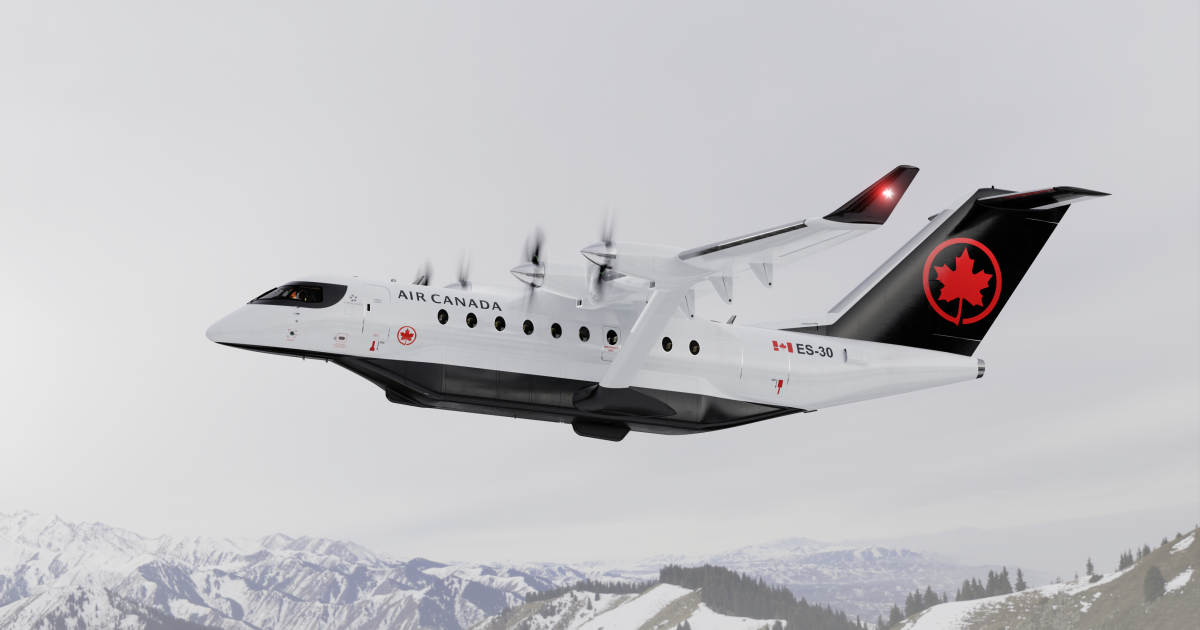 Air Canada says it will buy 30 of Heart Aerospace's planned 30-seat ES-30 electric regional airliner.