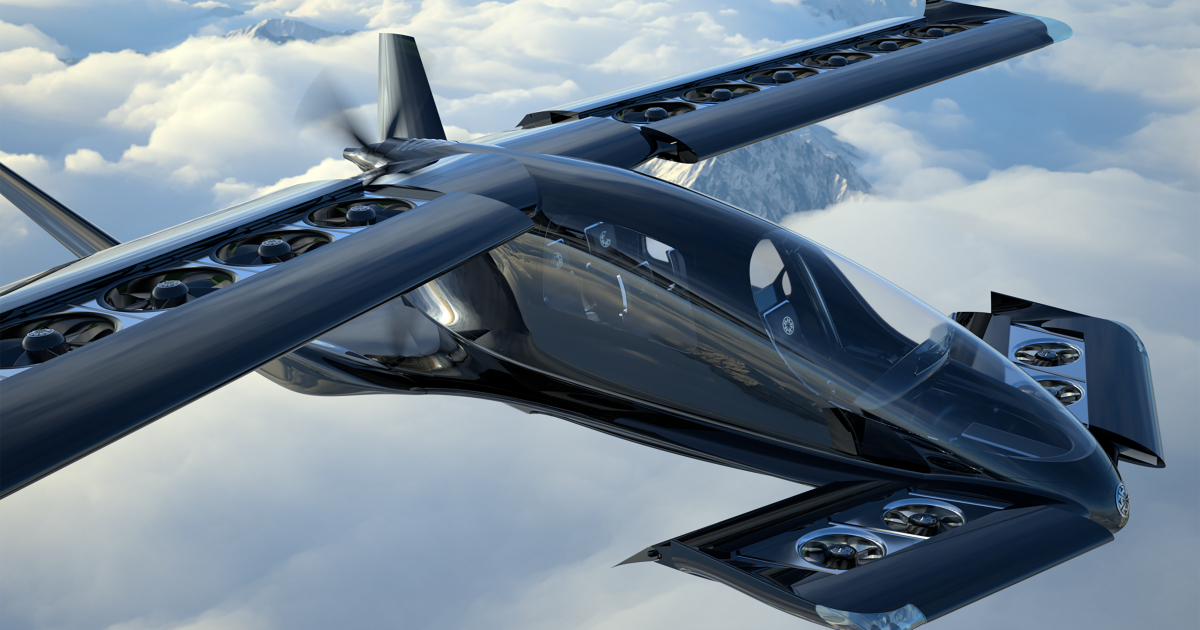 Horizon Aircraft is developing a hybrid-electric eVTOL vehicle called the Cavorite X5.