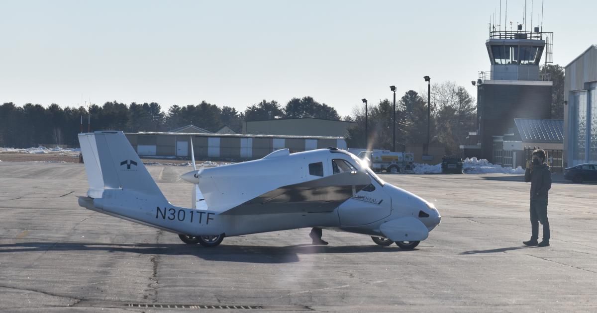 Terrafugia Transition flying car