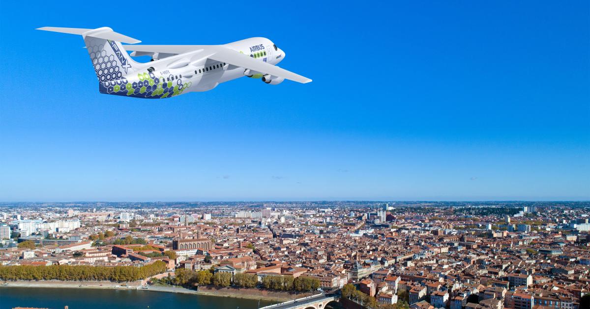 Airbus E-Fan X Toulouse