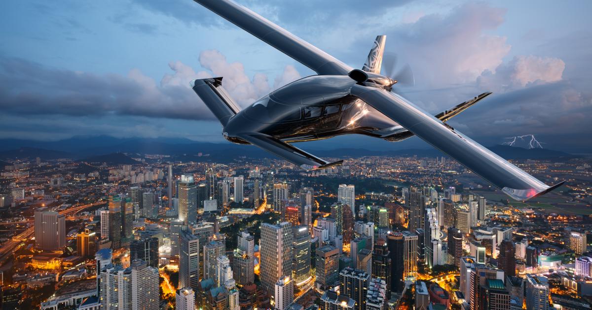 Horizon Aircraft is developing a hybrid-electric eVTOL vehicle called the Cavorite X7.