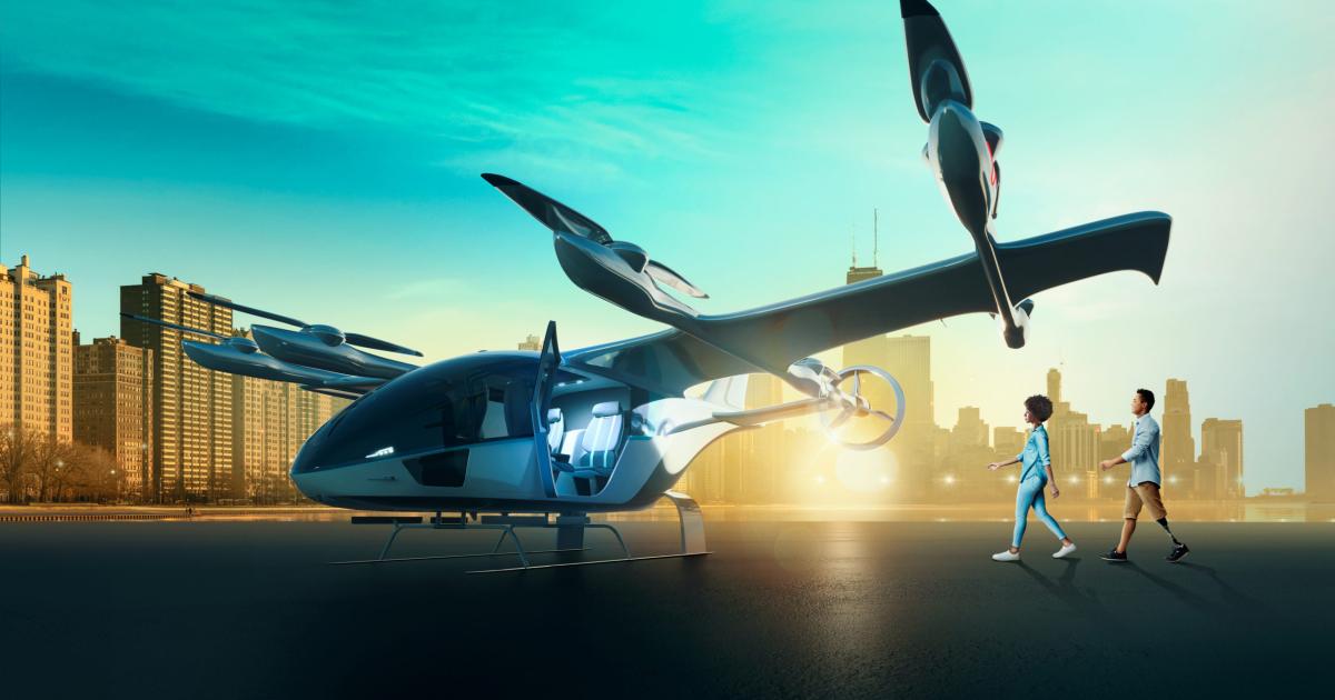 Eve intends for its planned four-passenger eVTOL aircraft to be used for air taxi services in cities such as Chicago.