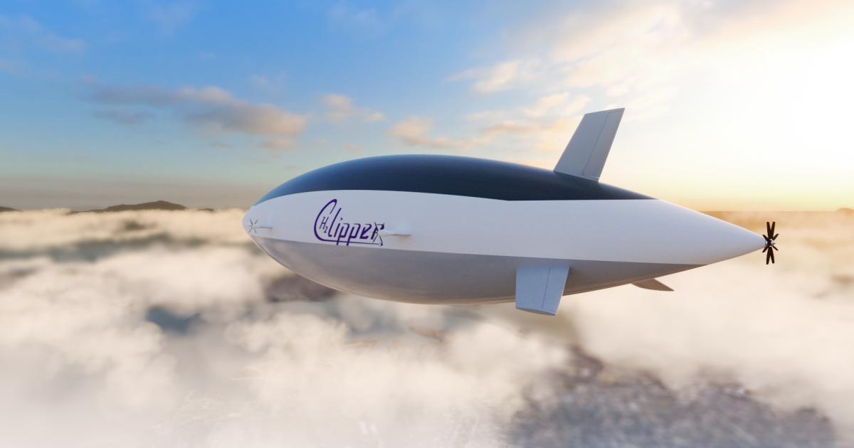 H2 Clipper is developing a large, long-range airship called the "Pipeline-In-The-Sky"
