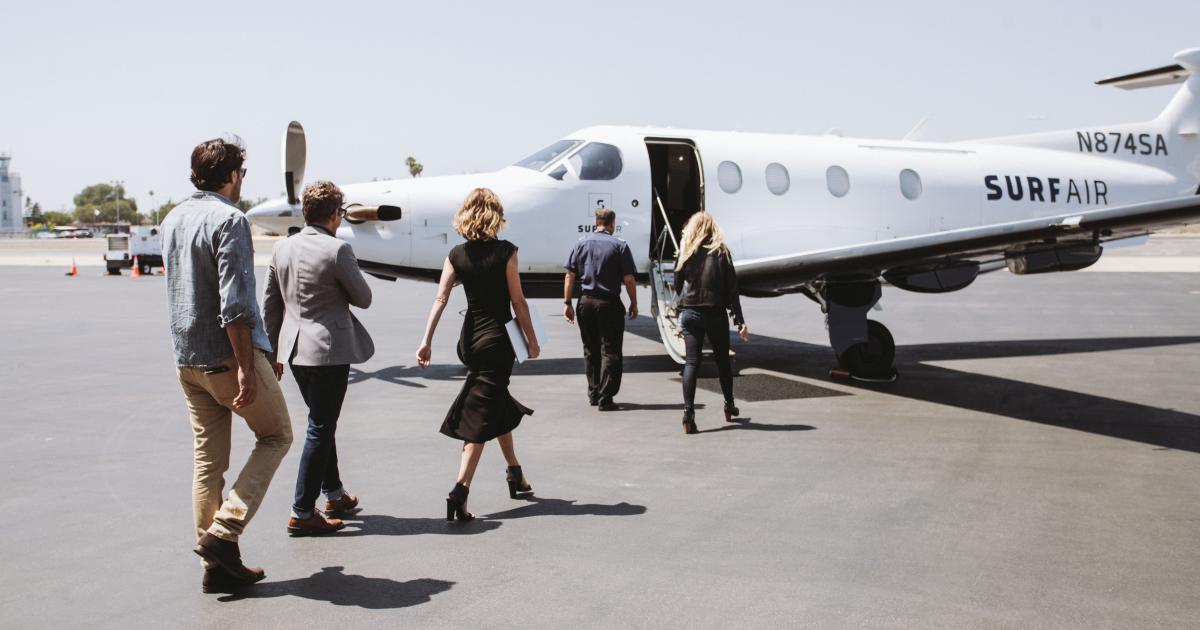 Flight booking platform Surf Air Mobility wants to be a leader in electric aviation.