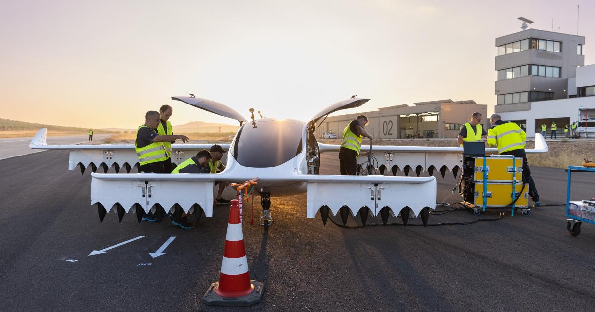 Lilium is flight testing a sub-scale technology demonstrator of its eVTOL aircraft in Spain.