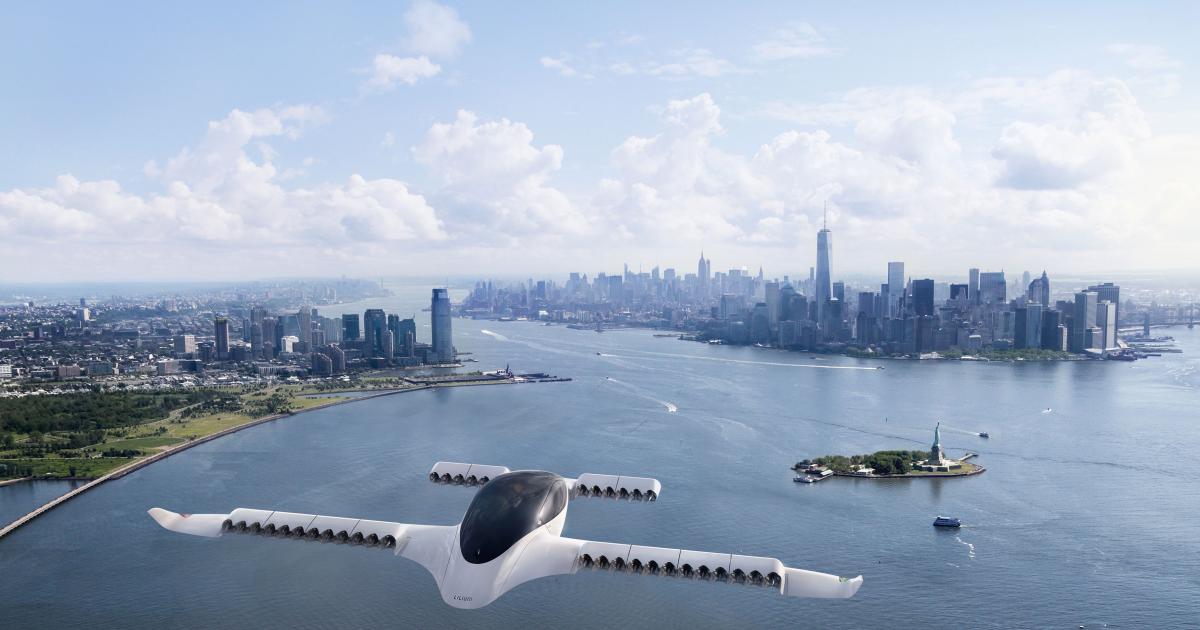 Lilium Jet over New York