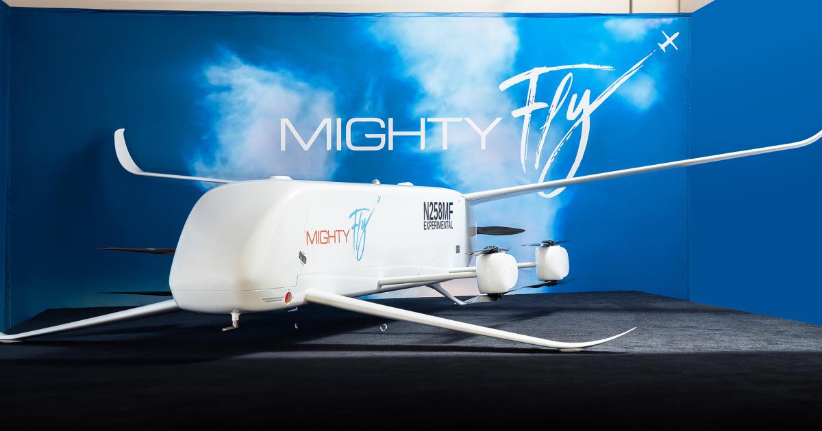 MightyFly unveiled its third-generation Cento prototype during an event at its San Leandro, California headquarters on January 25.
