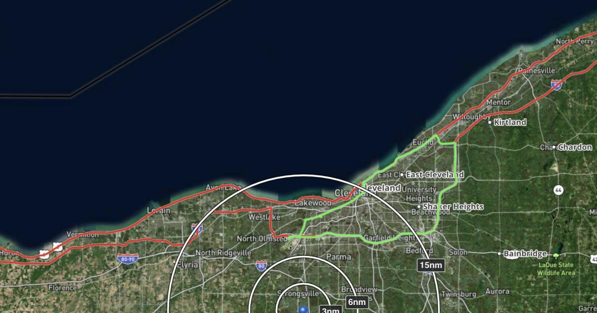 NASA is assessing communications infrastructure for low altitude flights in urban areas around Cleveland.