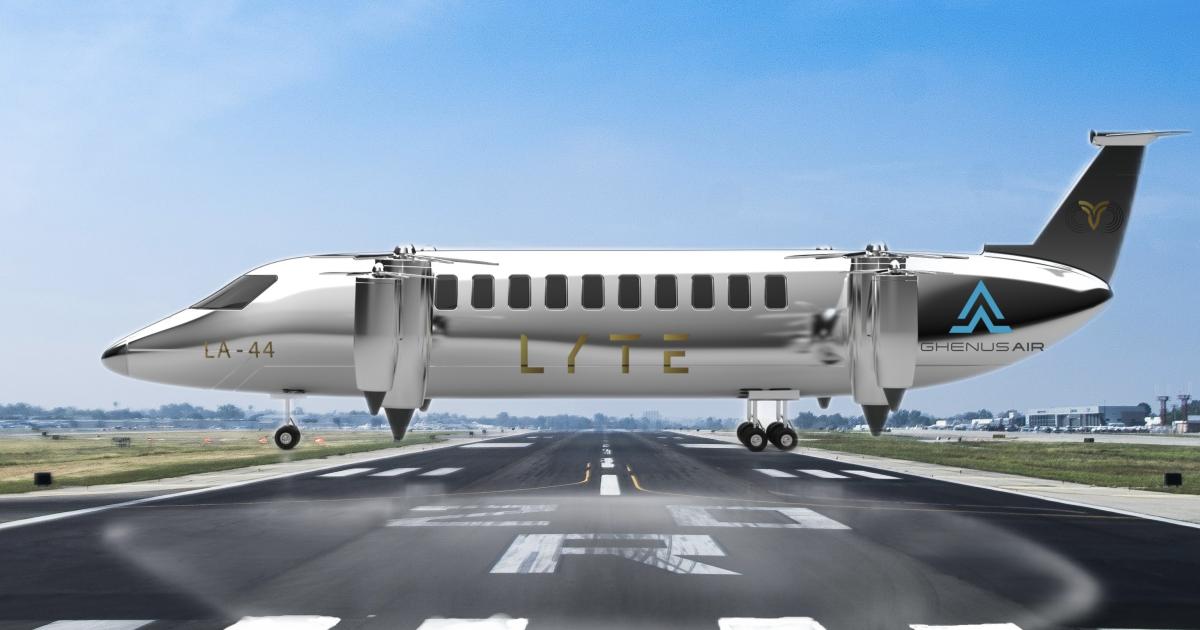 Lyte Aviation's LA-44 X Prime hydrogen-electric aircraft
