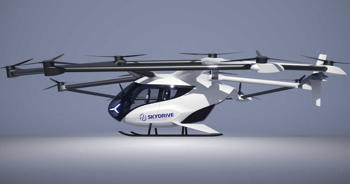 SkyDrive's eVTOL aircraft