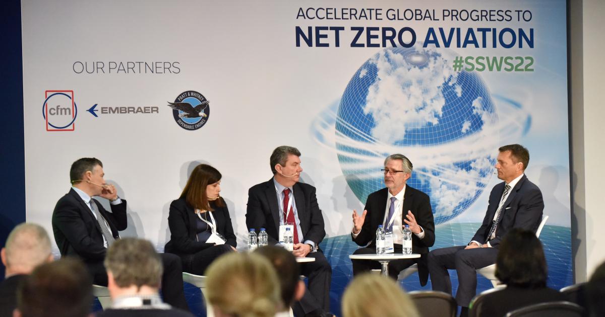 Sustainable Skies 2022 conference in Farnborough, UK.