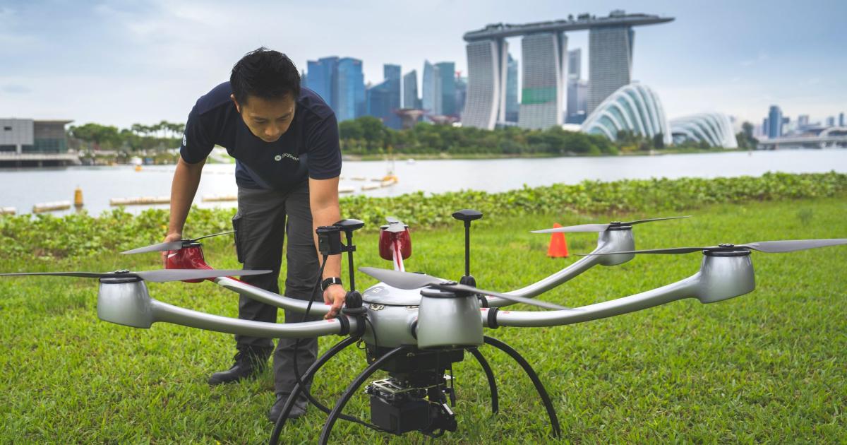 Skyports has been working with Singapore's ST Engineering on commercial drone operations.
