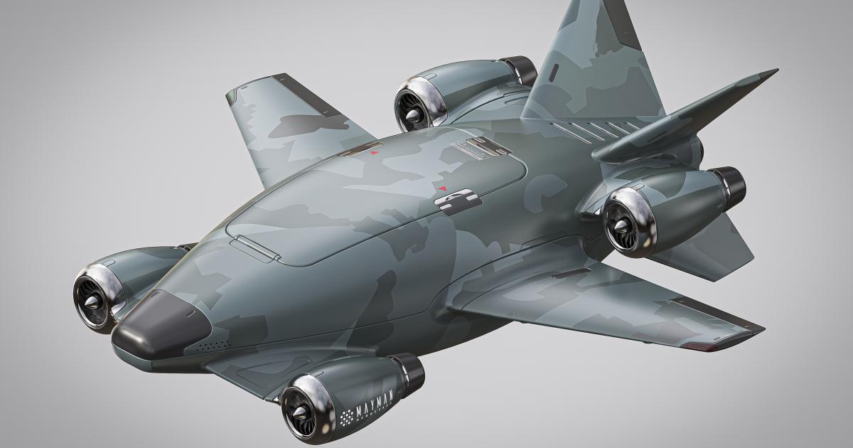 Mayman Aerospace is developing the Speeder VTOL vehicle for remotely piloted missions such as military support.