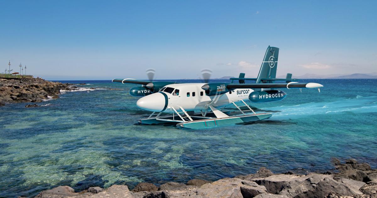 Surcar Airlines plans to operate Twin Otter aircraft using ZeroAvia's ZA600 hydrogen propulsion system.
