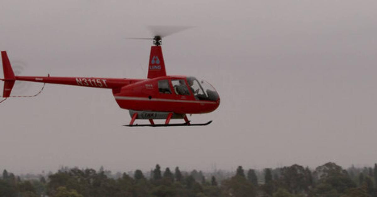 Tier 1 Engineering made a first flight with a Robinson R44 helicopter powered by a MagniX electric motor.