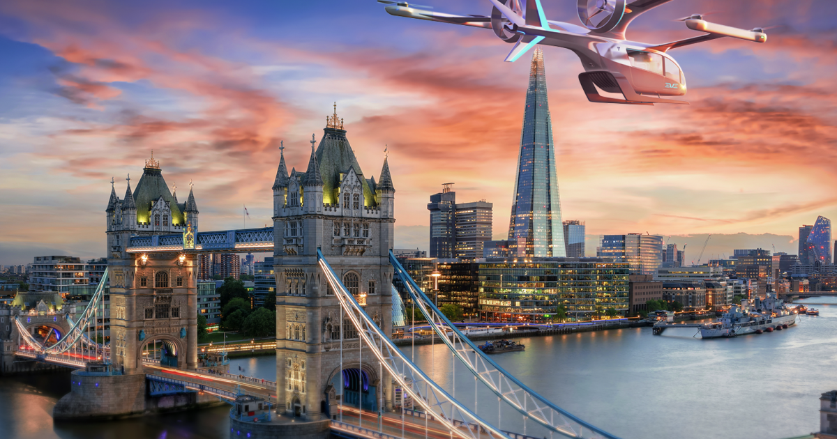London could be among the early adopters of eVTOL aircraft services.