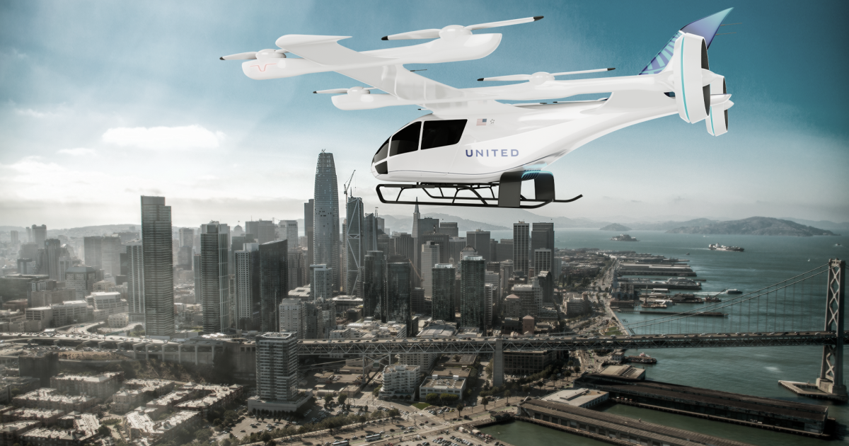 United Airlines plans to operate Eve's four-passenger eVTOL aircraft in San Francisco.