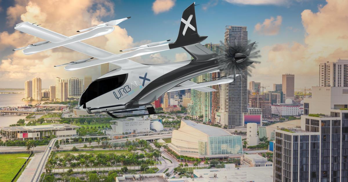 UrbanX wants to operate Eve's eVTOL aircraft in Miami-Dade County