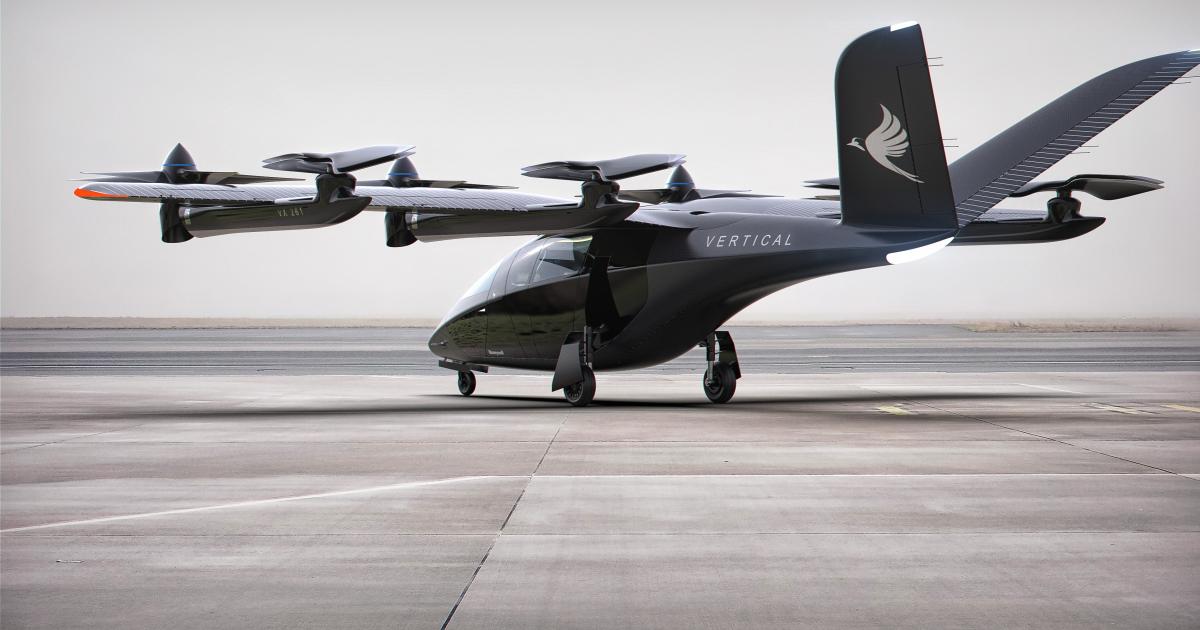 Vertical Aerospace VA-X4 eVTOL aircraft will carry four passengers.