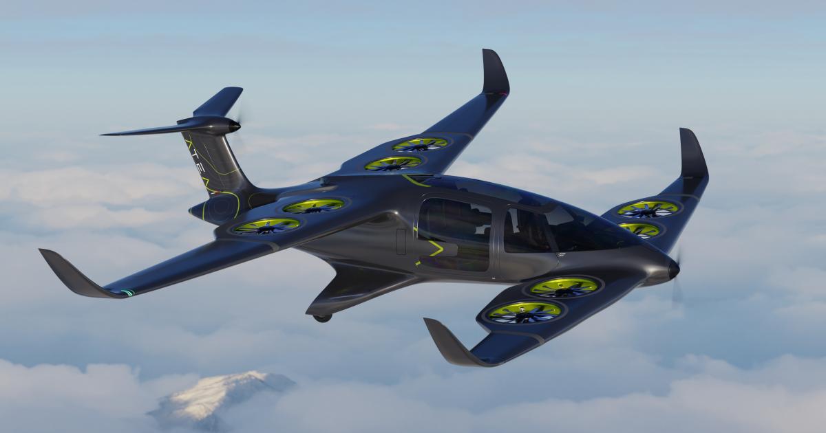 Ascendance Flight Technologies is developing a hybrid-electric aircraft called Atea. (Image: Ascendance Flight Technologies)