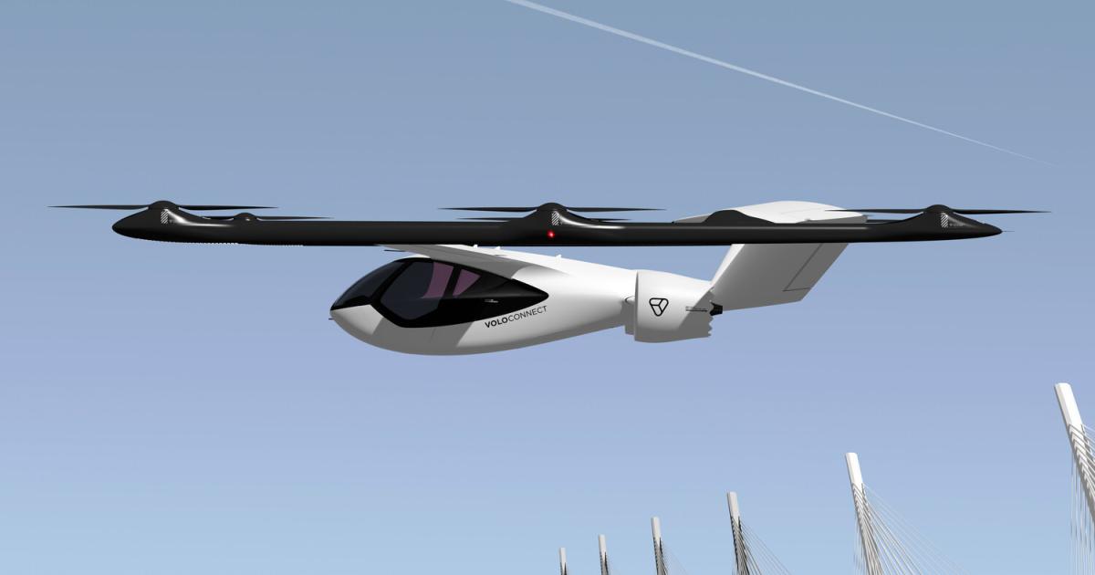 Volocopter's VoloConnect eVTOL aircraft.