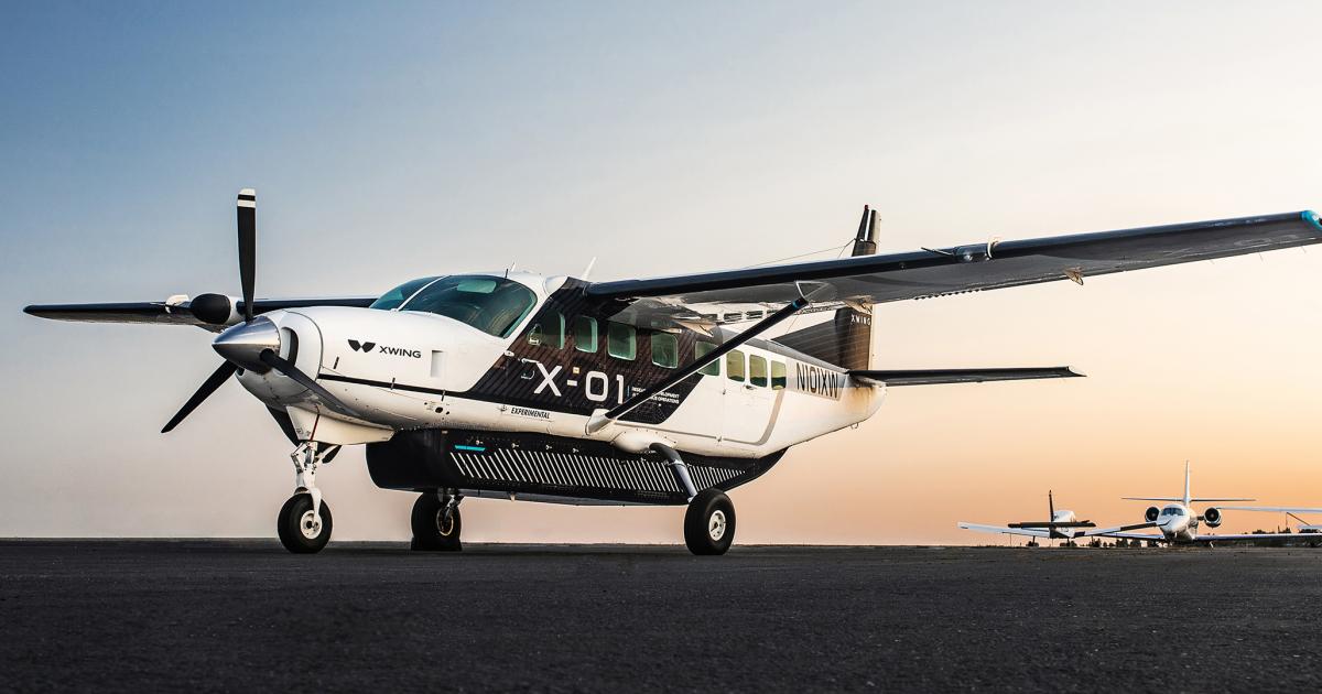 Xwing's experimental autonomous Cessna Grand Caravan