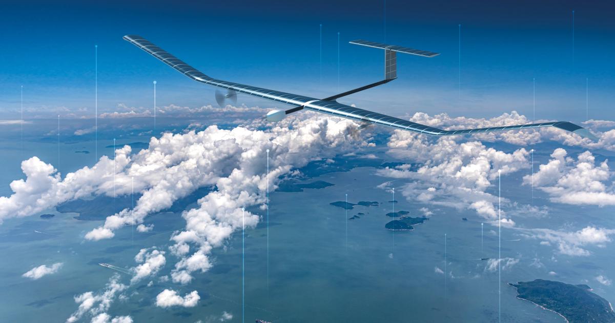 Airbus's Zephyr solar-powered surveillance drone.