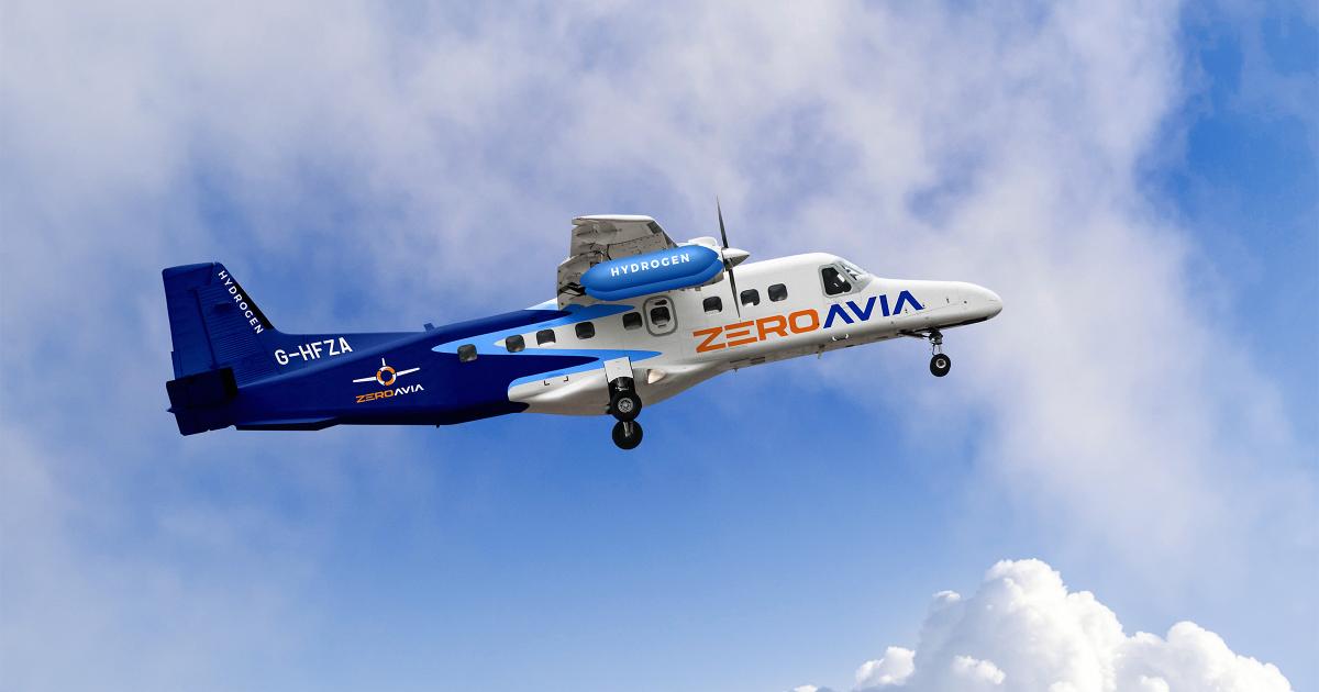 ZeroAvia hydrogen-powered Dornier 228