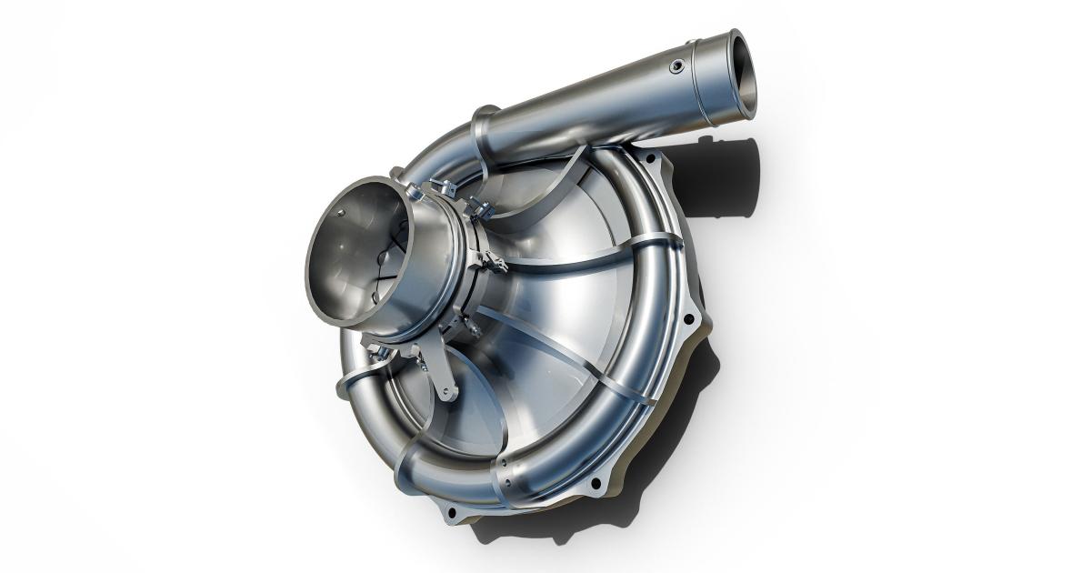 ZeroAvia oxygen compressor for hydrogen fuel cell propulsion system.