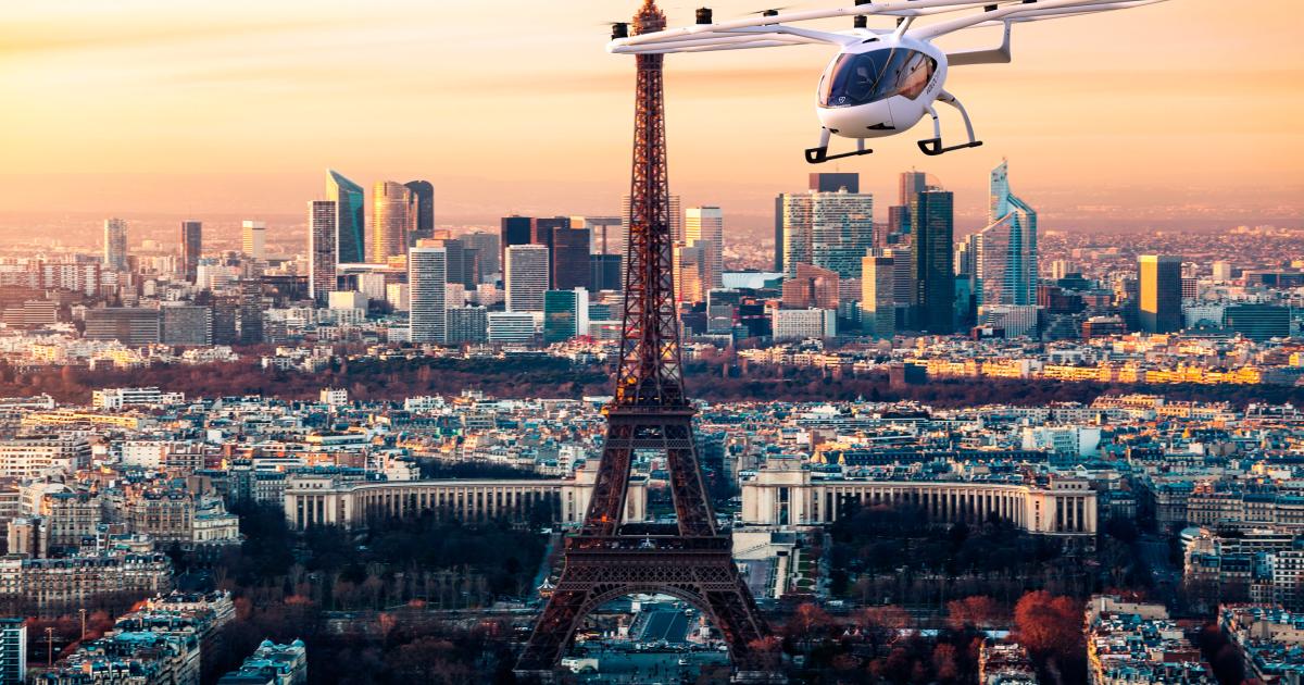 Volocopter VoloCity could operate air taxi flights for the 2024 Paris Olympic Games.