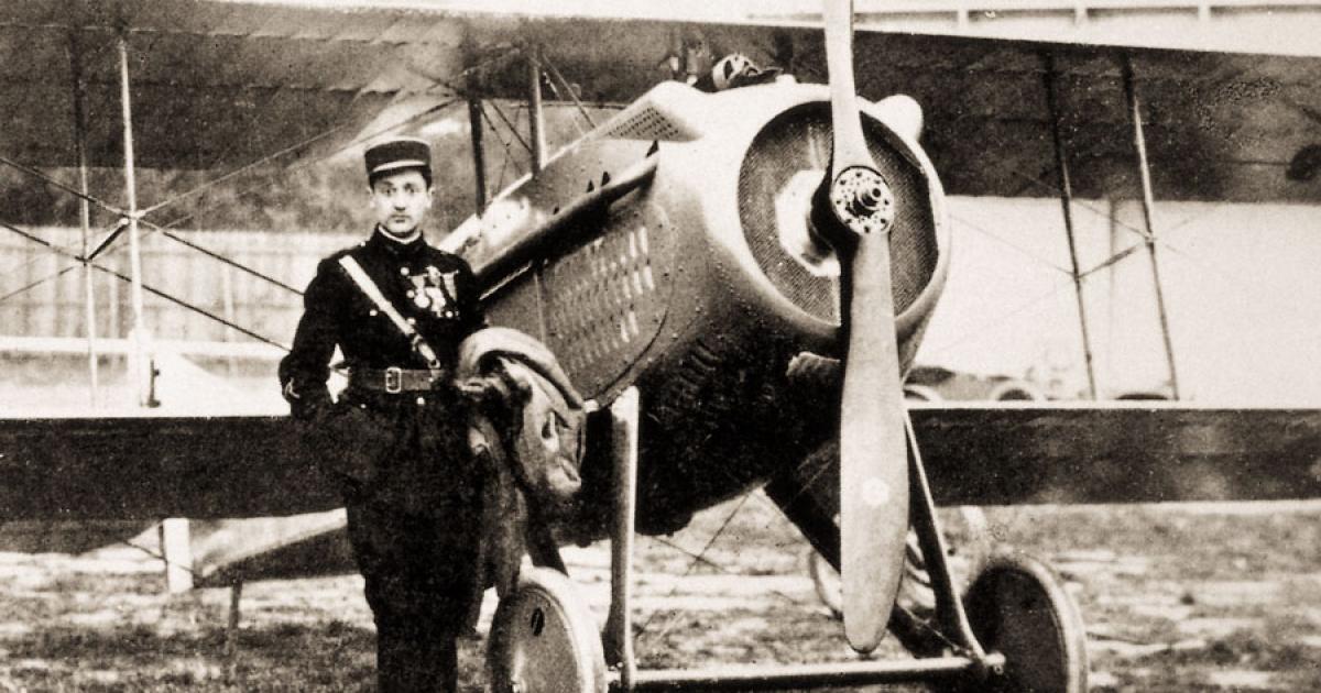 The product that started it all, Marcel Dassault designed a more efficient propeller for World War I fighters. His creation gave pilots such as George Guynemer and his SPAD an edge in dogfights with German Fokkers.