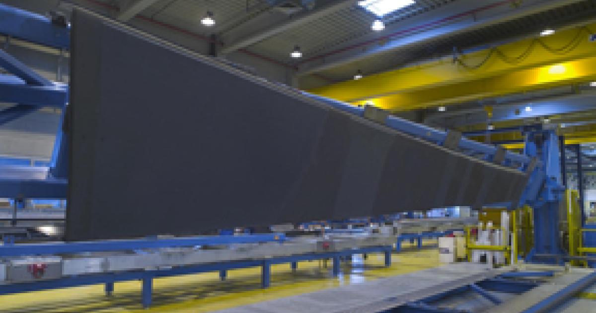 GKN, which makes advanced composite structures, such as wing spars, for the new Airbus A350 airliner, has been encouraged by how well production rates have been maintained during the downturn in demand for new aircraft.