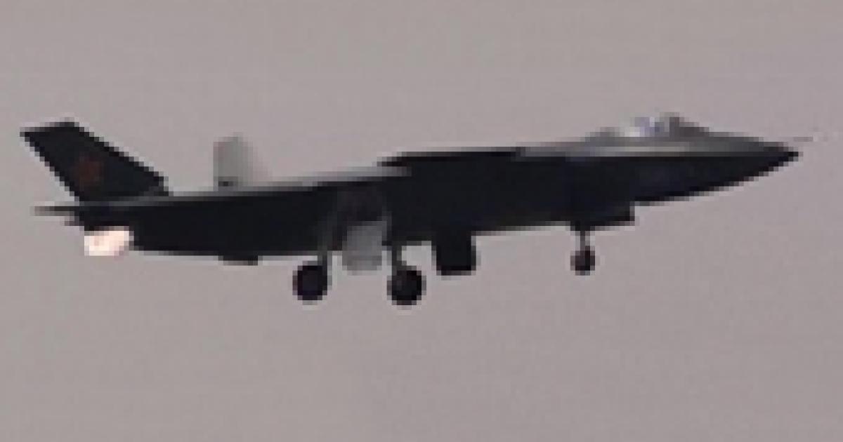 China's J-20 fighter made its first public flight on January 11.